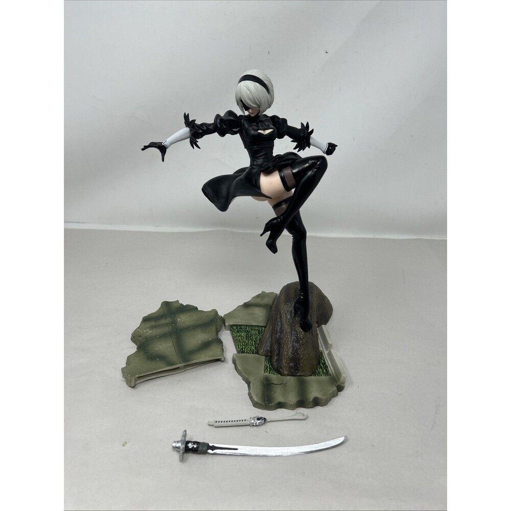 2B YORHA Black Anime Figure PVC 9-inch Complete